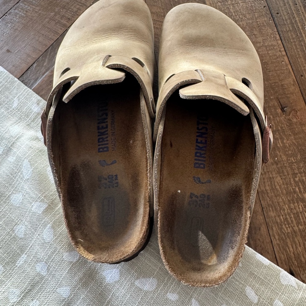 Birkenstock Women’s Brown Slip-On Loafers - Picture 2 of 5